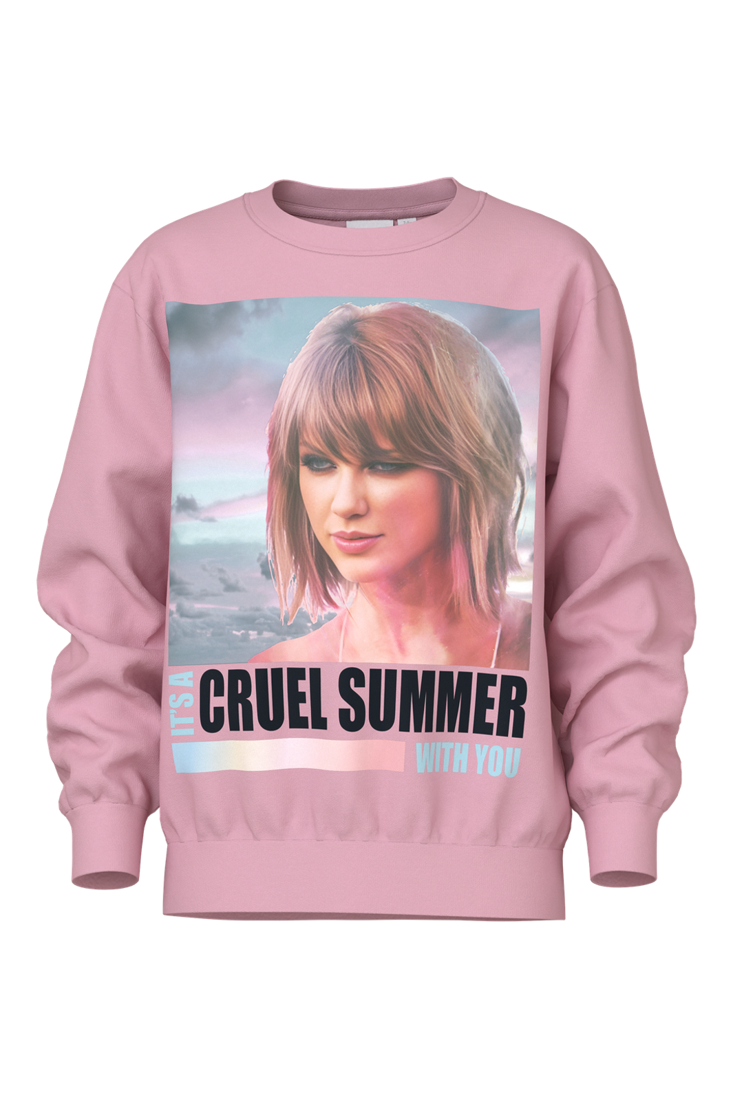 Name It - Nkffemma Tswift Nreg Sweat Sky - 4846224 Cameo Pink