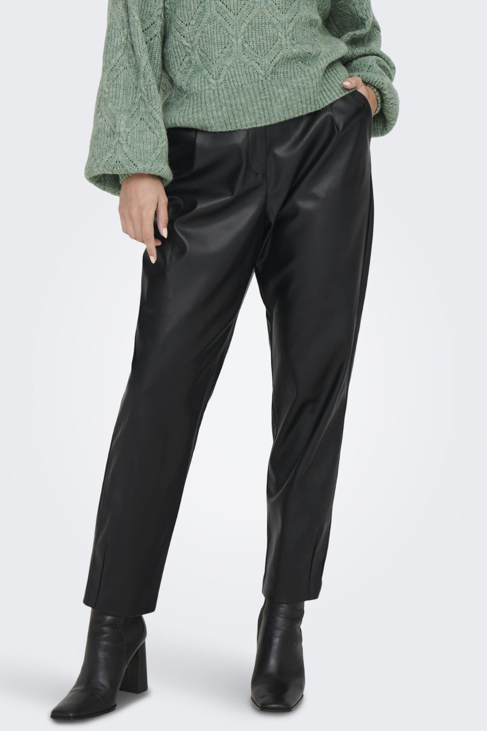 Only - Onlmynte Faux Leather Pants 15341146 - 4676677 - Black