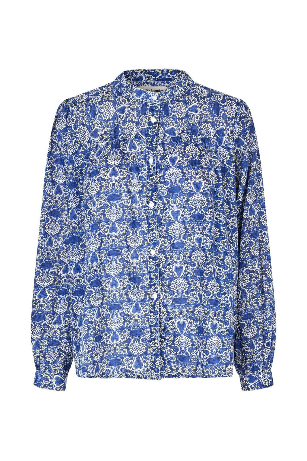 Forudbestilling - Lollys Laundry - Nickyll Shirt Ls - 20 Blue Skjorter 