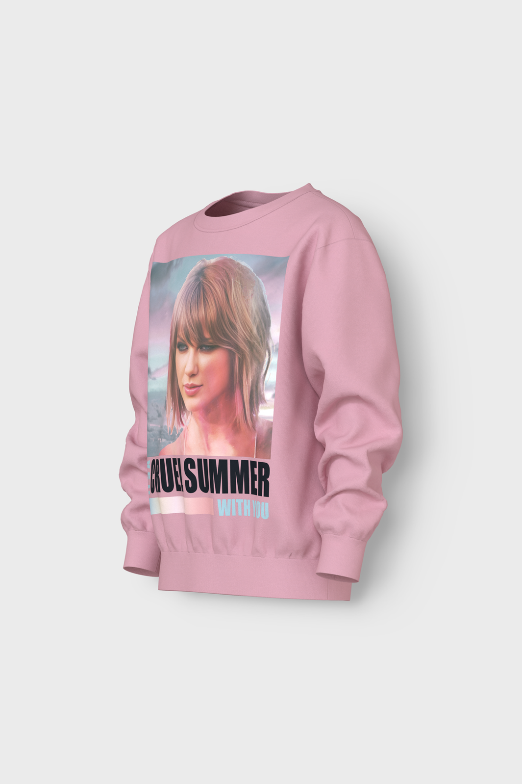 Name It - Nkffemma Tswift Nreg Sweat Sky - 4846224 Cameo Pink