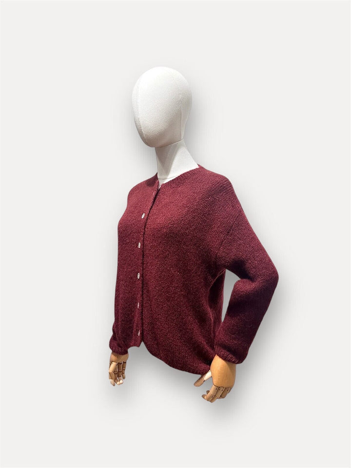 A-bee - Soft Cardigan 657 2 - Burgundy