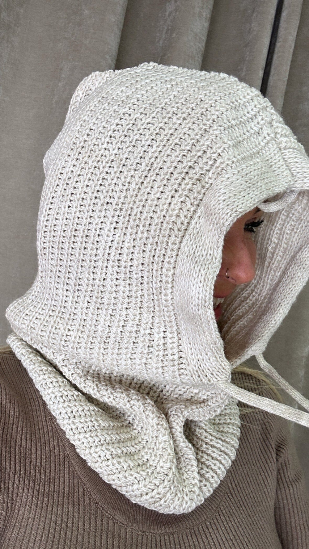 Anobel Copenhagen - Balaclava 1621 - Beige Elefanthuer 