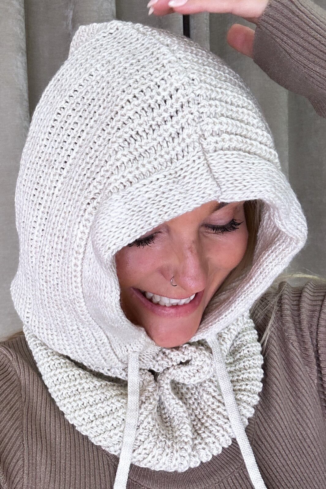 Anobel Copenhagen - Balaclava 1621 - Beige Elefanthuer 