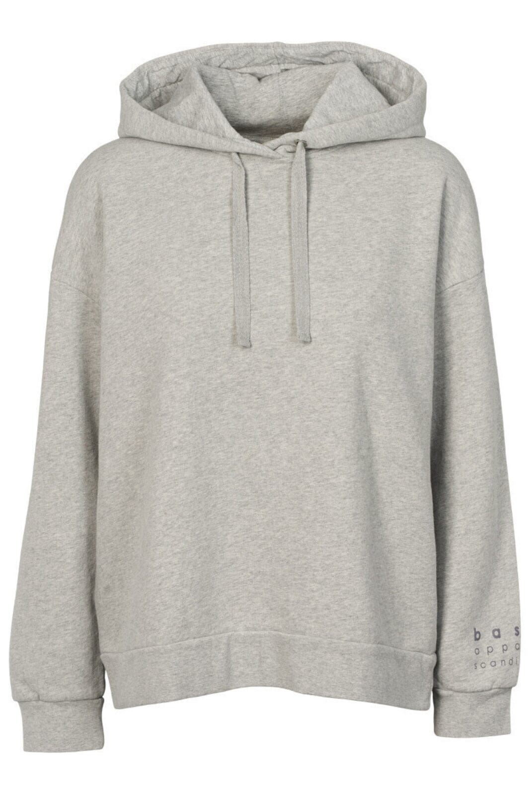 Basic Apparel - Cinna Oversized Hoodie - 025 Grey Mel. Sweatshirts 