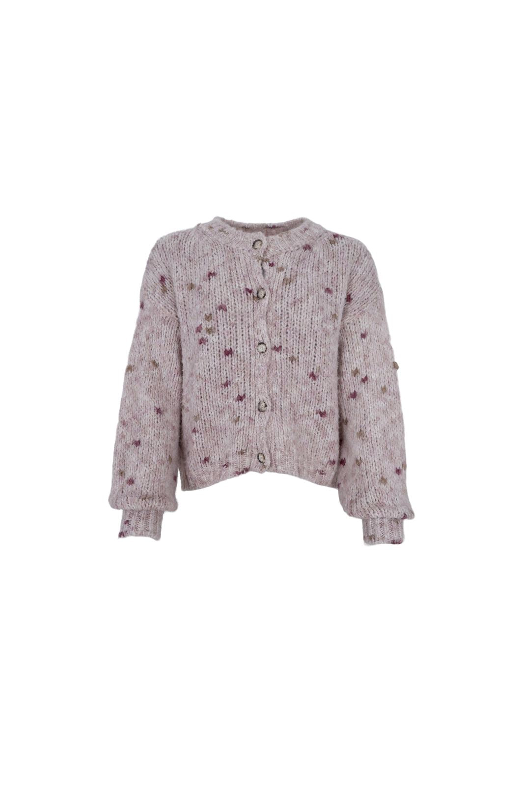 Black Colour - Bcmist Knit Cardigan - Rose Plum