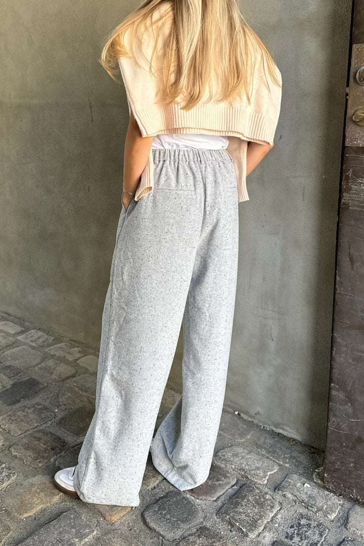 BYIC - Claraic Pants - greym Grey Melange Bukser 