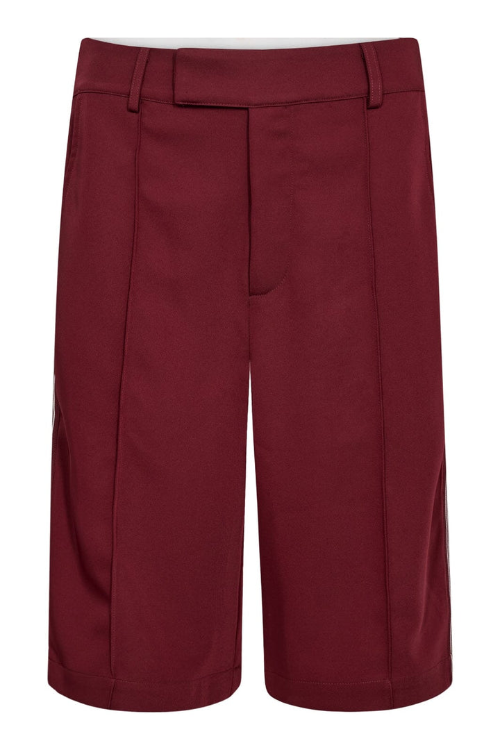 Co´Couture - Aminacc Crease Bermuda 31459 - 186 - Burgundy