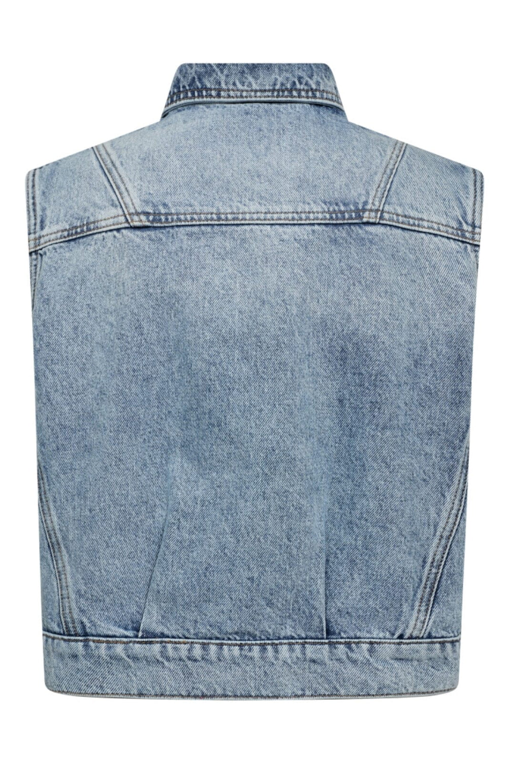 Co´Couture - Bowiecc Denim Vest 30307 - 114 - Fade Denim