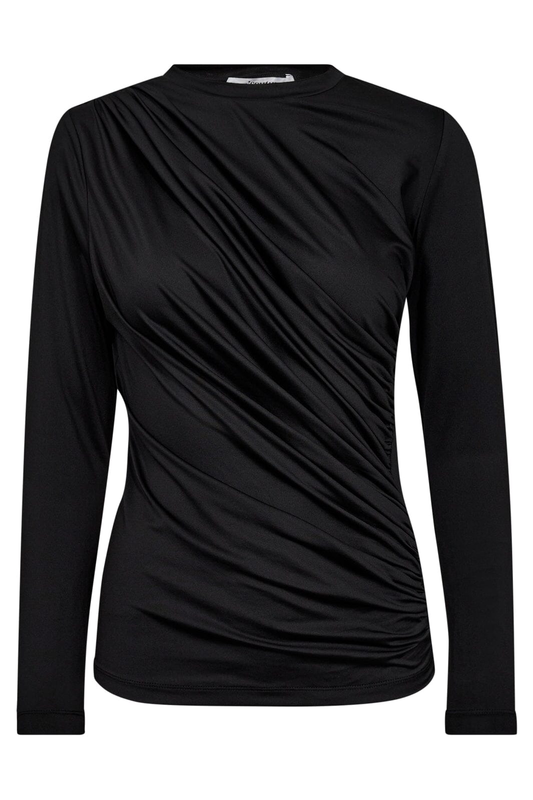 Co´couture - Cattiacc Drapey Blouse 33121 - 96 Black T-shirts 