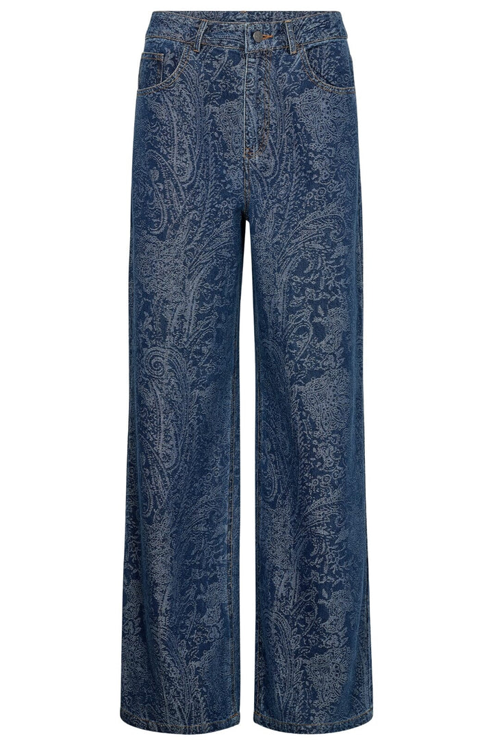 Co´Couture - Deancc Denim Wide Pant 31468 - 552 - Denim Blue