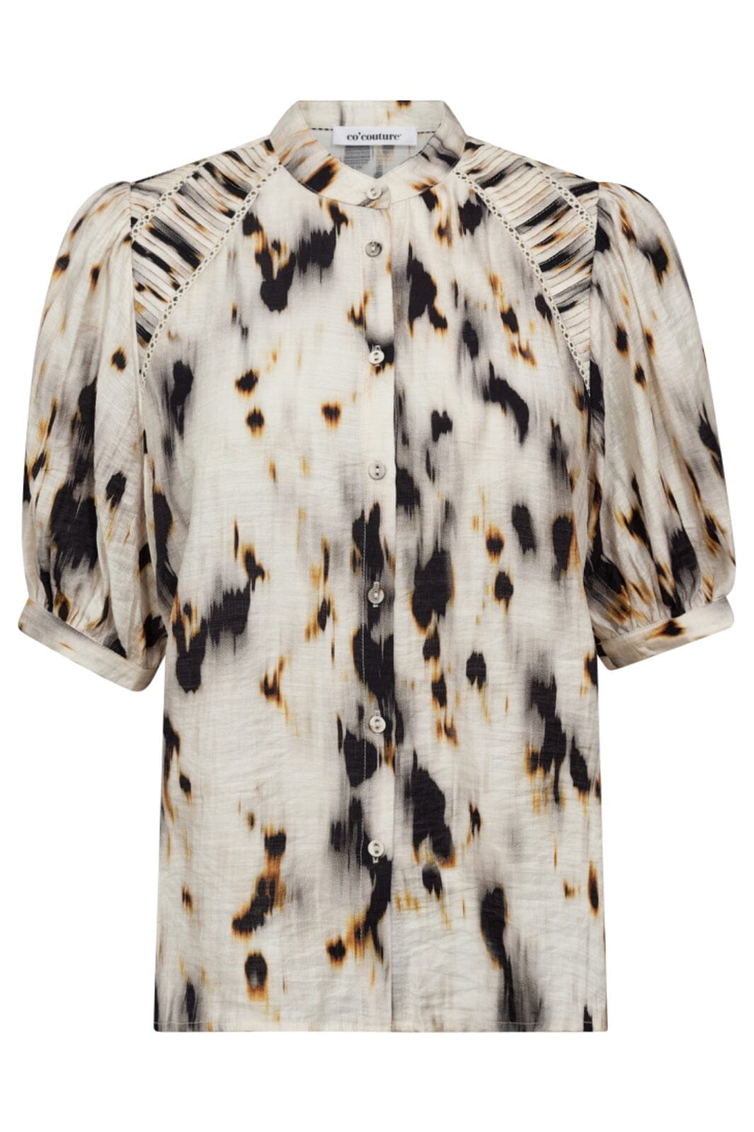 Co´Couture - Elisacc Ss Shirt 35823 - 199 - Bone