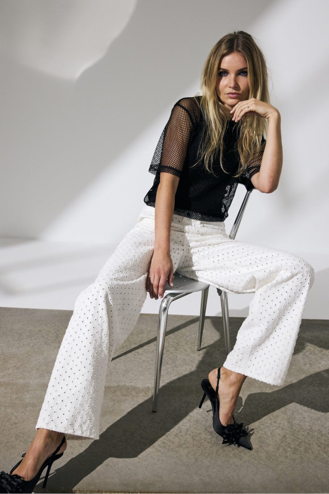 Co´Couture - Hollycc Barrel Pant 31500 - 4000 - White