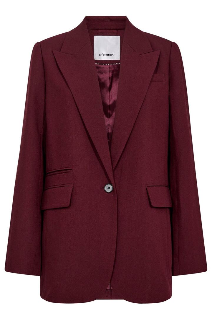 Co´Couture - Kylecc Single Oversize Blazer 30297 - 186 - Burgundy