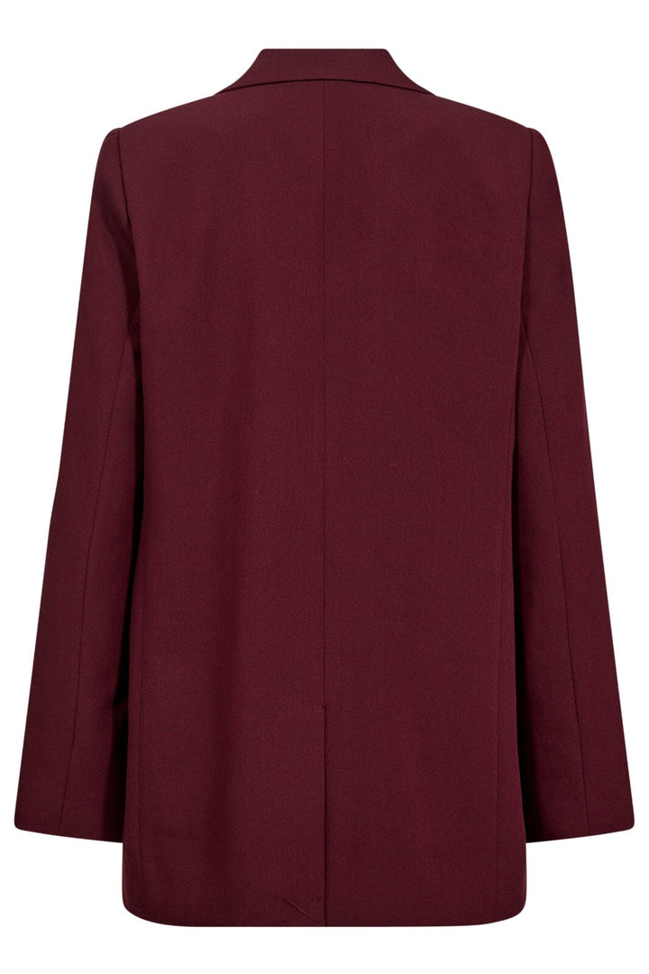 Co´Couture - Kylecc Single Oversize Blazer 30297 - 186 - Burgundy