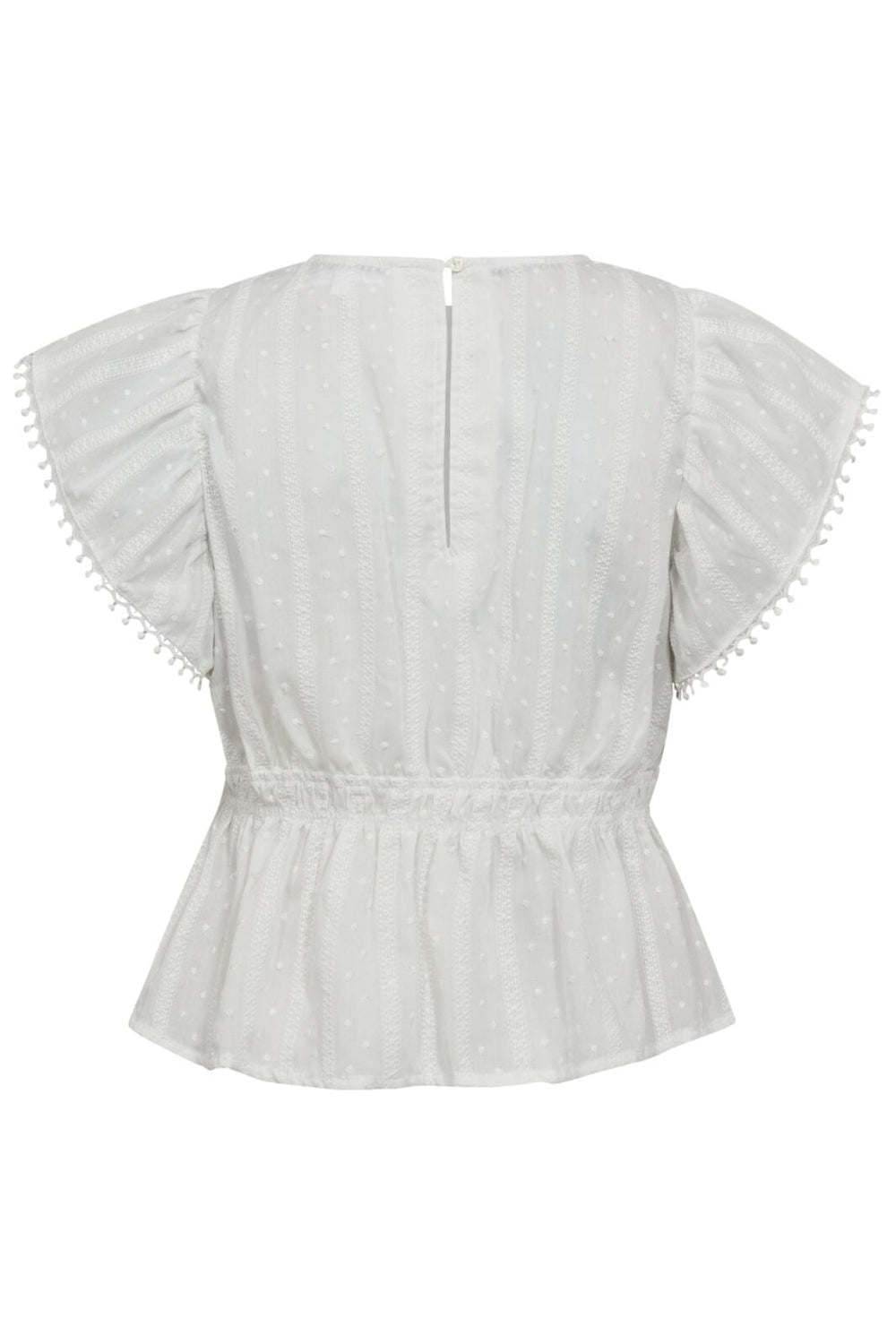 Co´Couture - Maddiecc Frill Top 35818 - 4000 - White