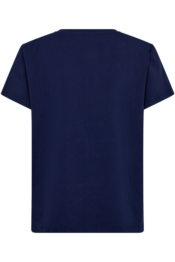 Co´Couture - Siaracc Outline Tee 33139 - 12040 - Navywhite