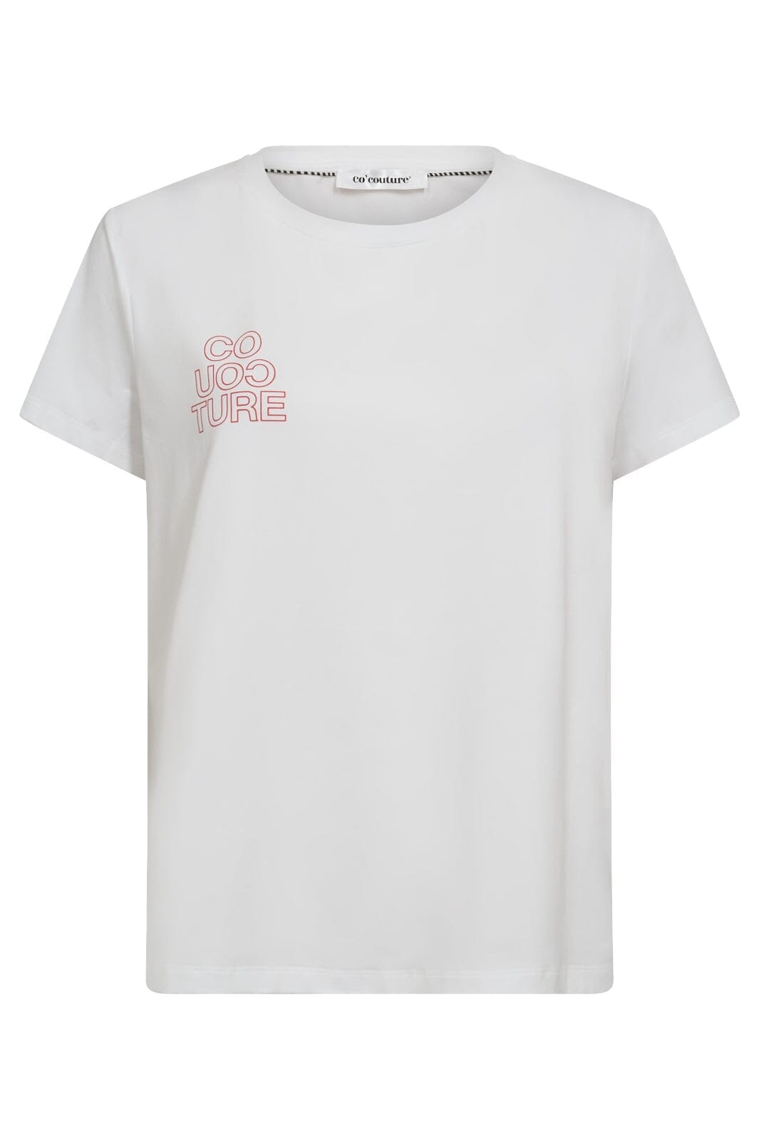 Co´Couture - Siaracc Outline Tee 33139 - 40035 - Whitered T-shirts 