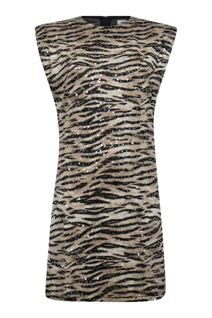 Co´Couture - Tigercc Sequin Dress 36453 - 199 - Bone