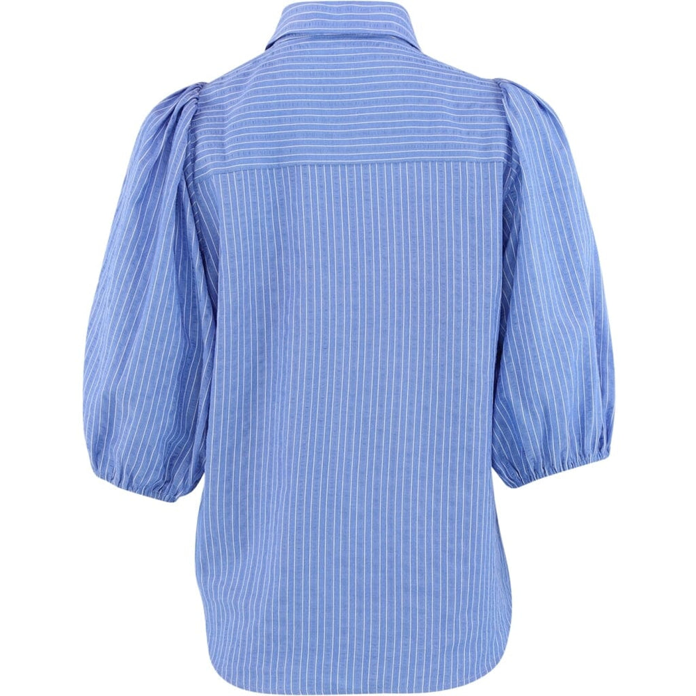 Continue - Alicia - Medium Blue Stripe Bluser 