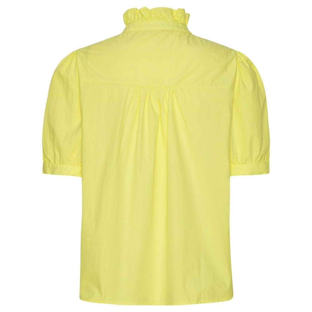 Continue - Ariana Ss Poplin - Yellow Bluser 