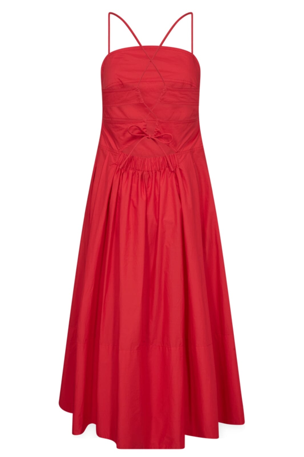 Copenhagen Muse - Cmpoplin-dress 206244 - 8151 Tomato