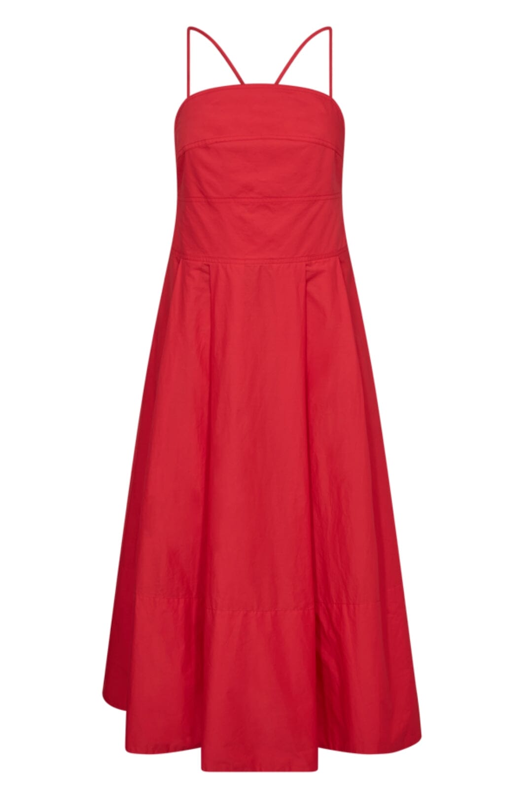 Copenhagen Muse - Cmpoplin-dress 206244 - 8151 Tomato