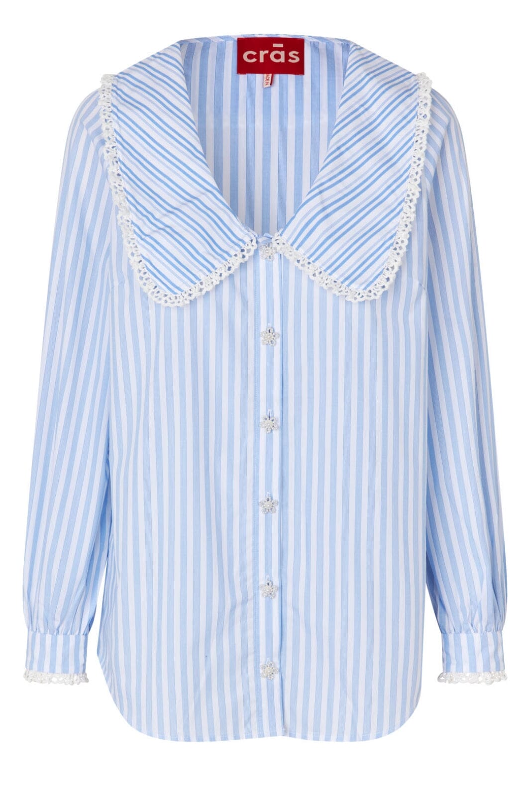 Cras - Sarah Shirt - 7021 7021 Blue Stripe Skjorter 