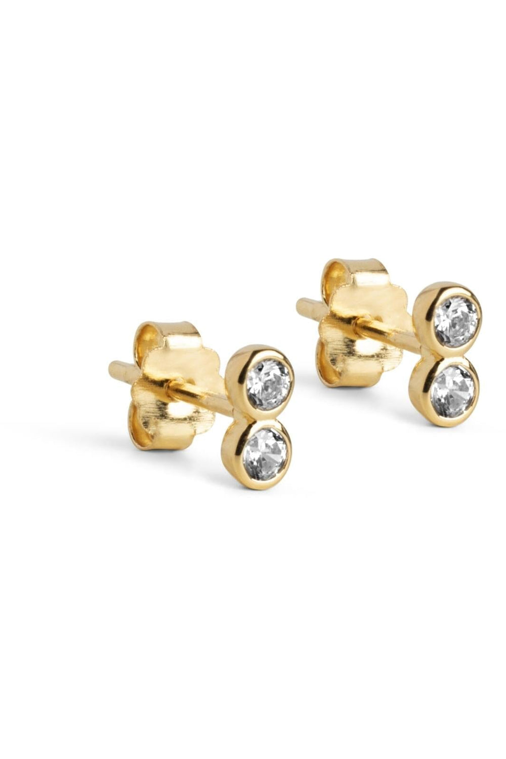 Enamel Copenhagen - Studs, Twin Cz - Clear Cz