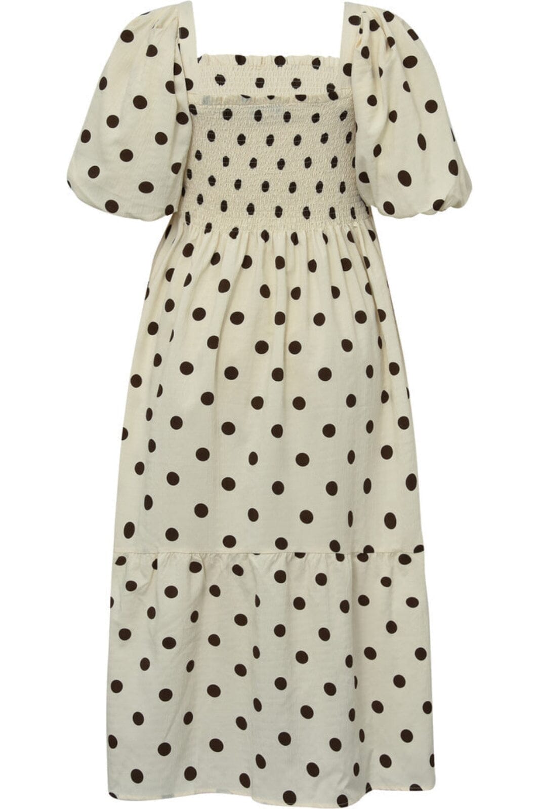 A-View - Cheri Dot Dress - 186 Sand/Brown