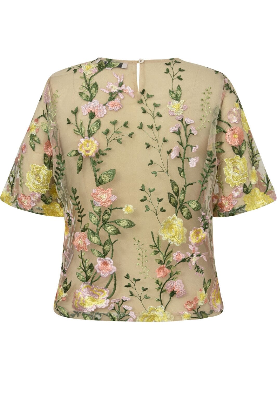 A-View - Fuschia Blouse - 201 Sand/Yellow