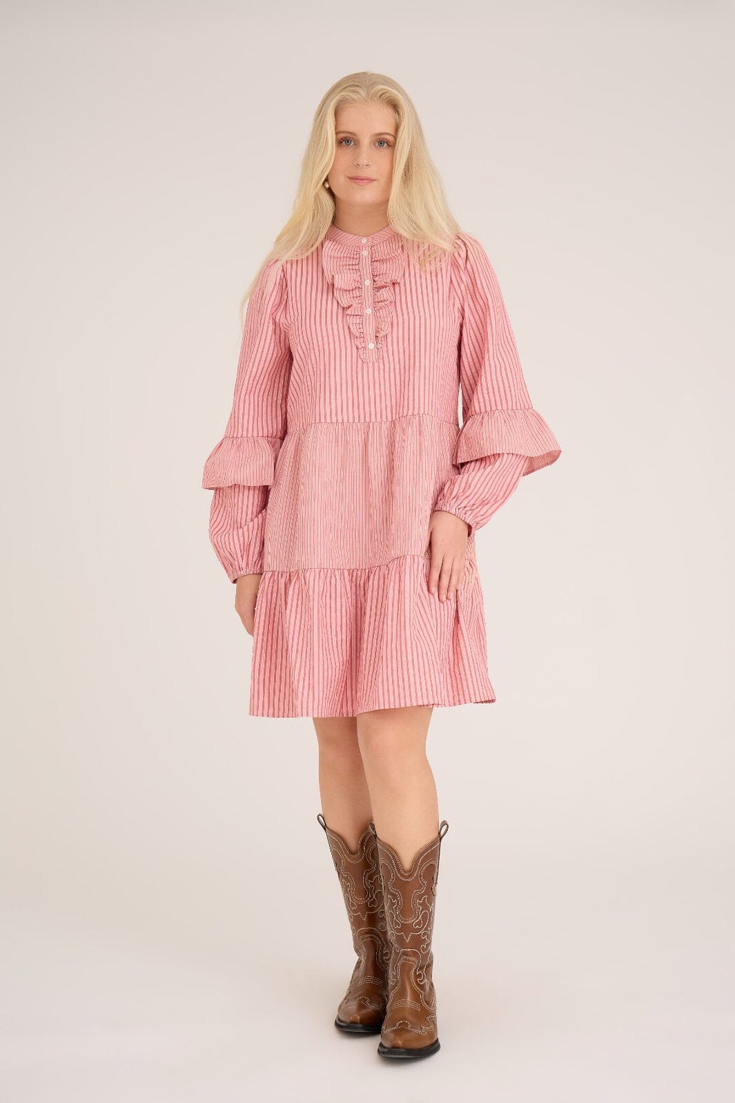 Forudbestilling - A-View - Karin Dress - 258 Rose/Pink Kjoler 