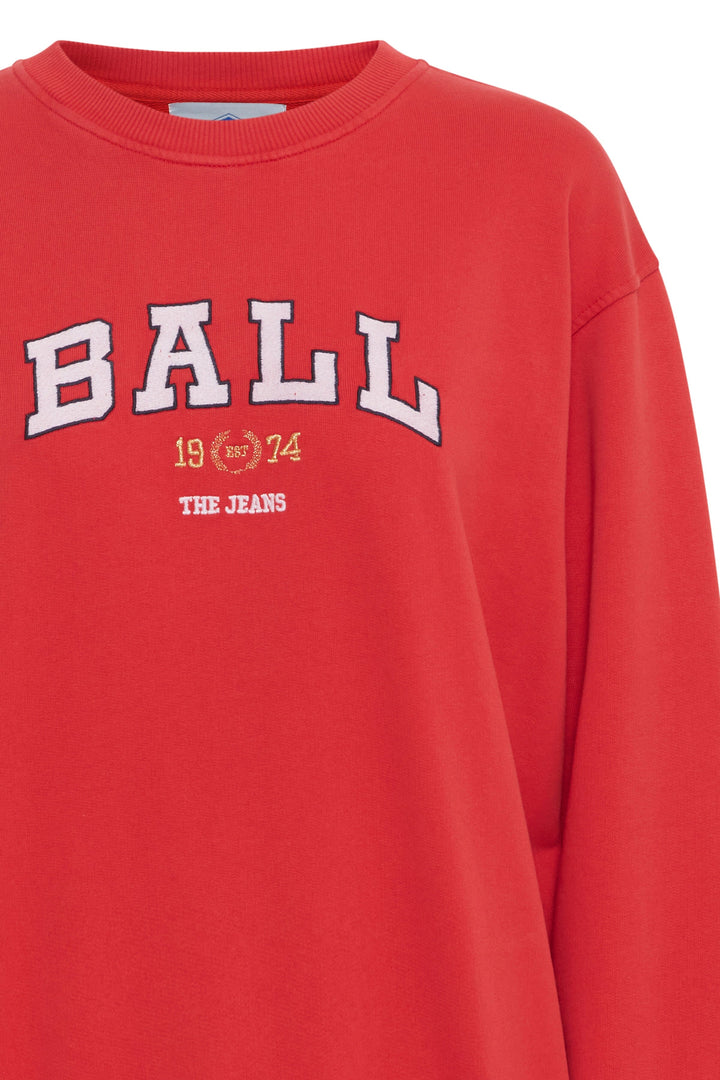 Forudbestilling - Ball - Baltaylor Sweatshirt - 181663 Chinese Red Sweatshirts 