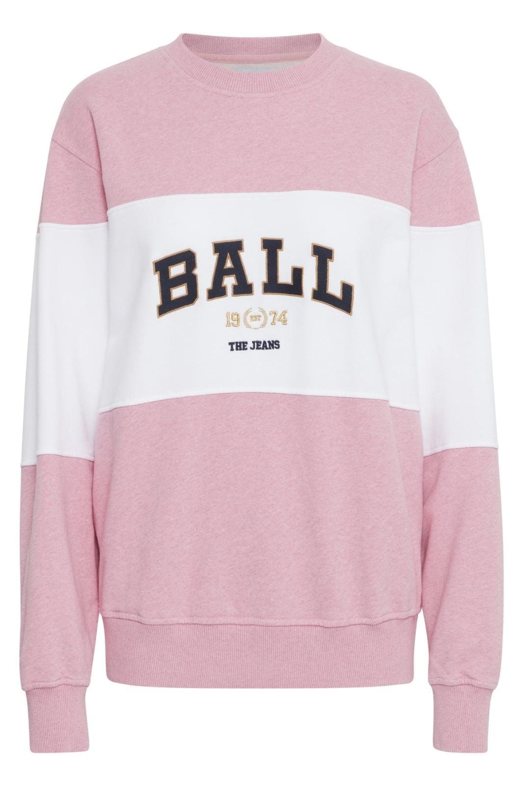 Forudbestilling - Ball - Bamontana Sweatshirt - 1621261 Azalea Pink Melange Sweatshirts 