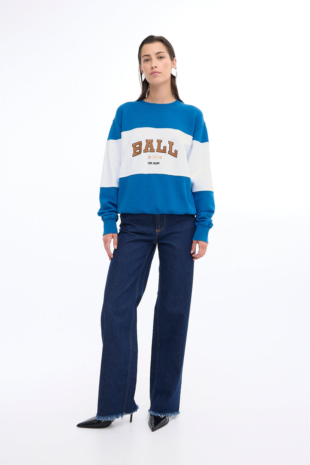 Forudbestilling - Ball - Bamontana Sweatshirt - 194056 Olympia Blue Sweatshirts 