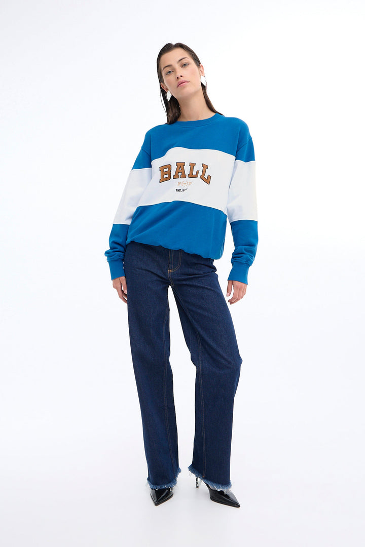 Forudbestilling - Ball - Bamontana Sweatshirt - 194056 Olympia Blue Sweatshirts 