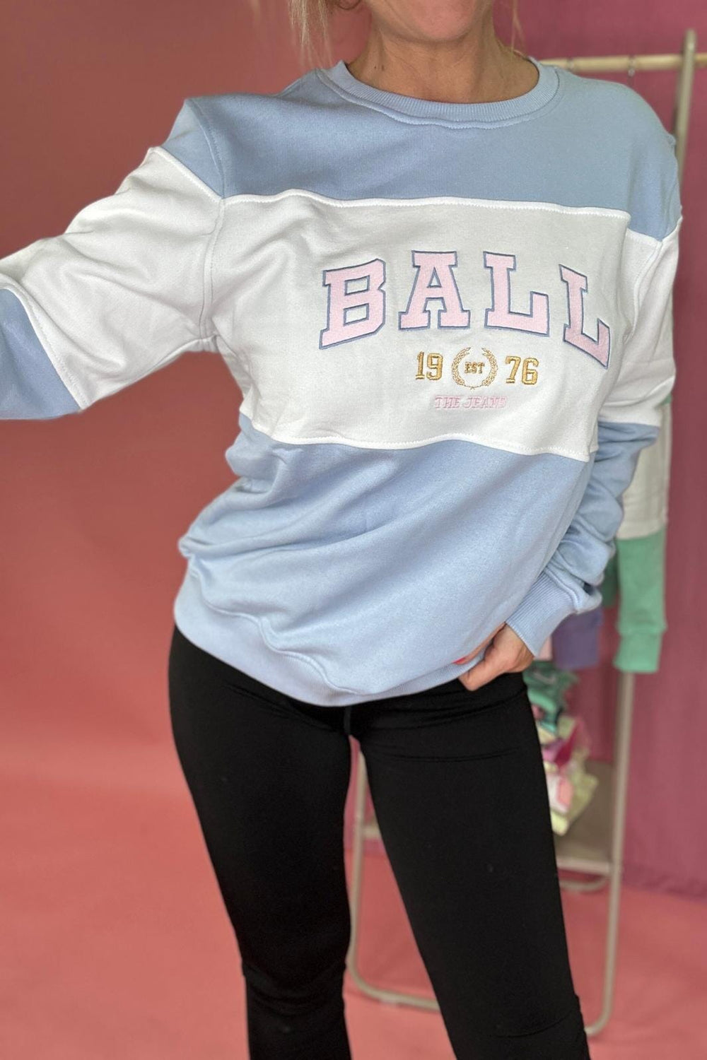 Ball - J. Montana Sweatshirt - 124202 Creamy Blue Sweatshirts 