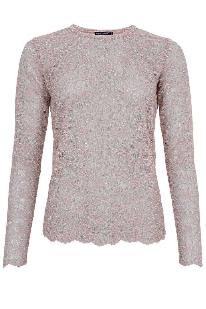 Forudbestilling - Black Colour - Bceveline Lace Blouse 40849 - Shirts - Frappe