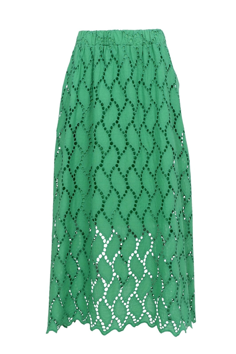 Black Colour - Bcfreya Cut Out Lace Skirt 40717 - Green