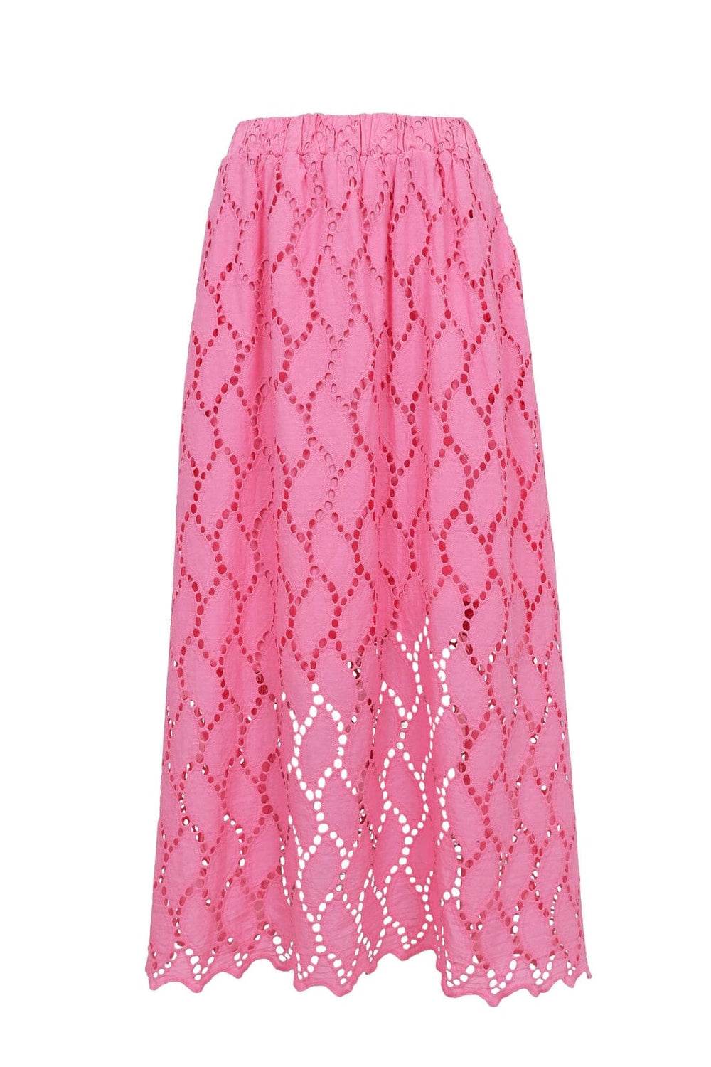 Black Colour - Bcfreya Cut Out Lace Skirt 40717 - Pink