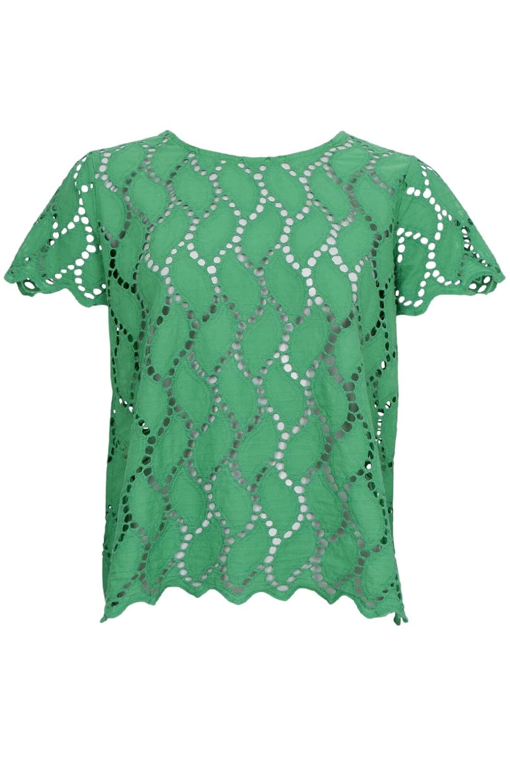 Forudbestilling - Black Colour - Bcfreya Ss Tee Blouse 40864 - Green