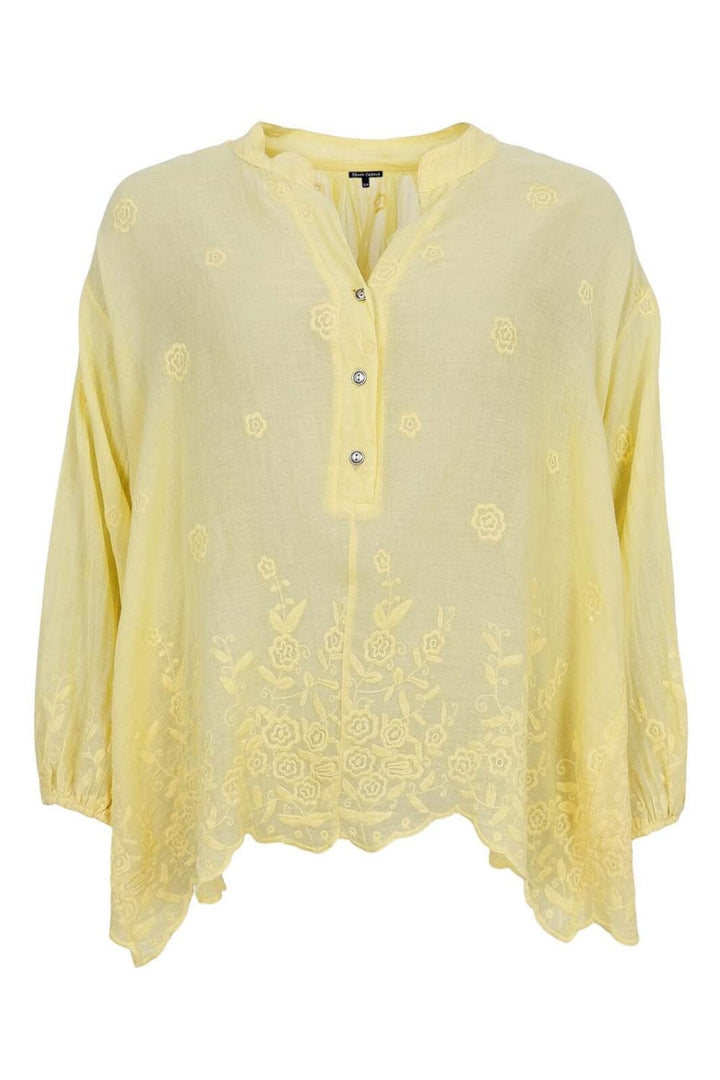 Forudbestilling - Black Colour - Bclaura Blouse 40869 - Pastel Yellow