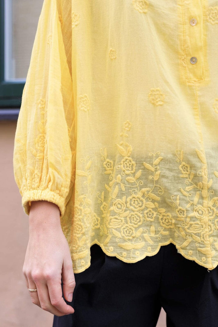 Forudbestilling - Black Colour - Bclaura Blouse 40869 - Pastel Yellow