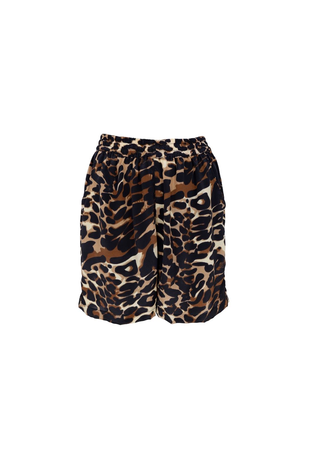 Black Colour - Bcluna Loose Shorts - Leopard