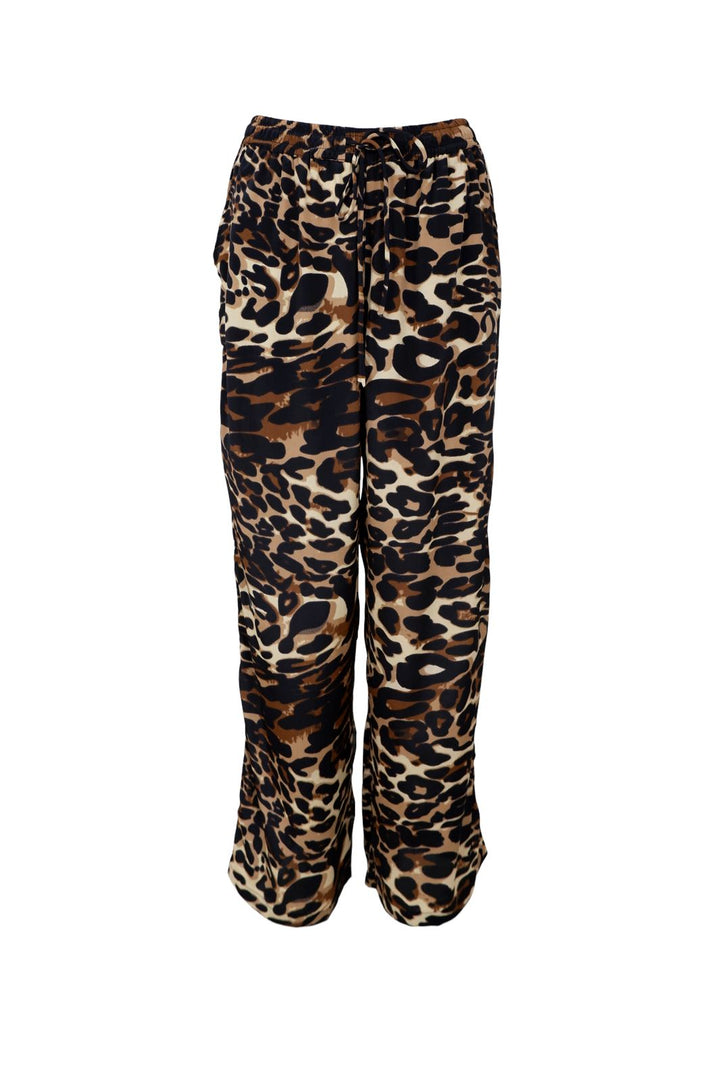 Black Colour - Bcluna Straight Pant - Leopard