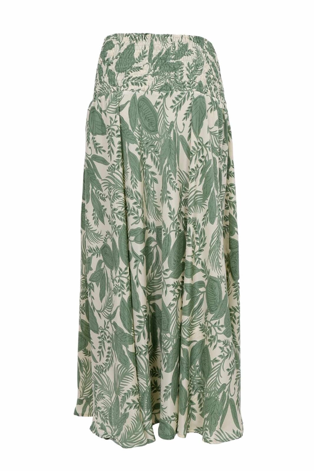 Black Colour - Bcluna Wide Smock Skirt 39217 - Sage Green