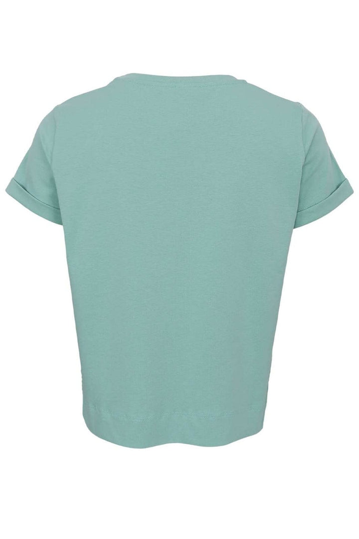 Black Colour - Bcmay Ss Tee 40605 - Shirts - Pastel Green