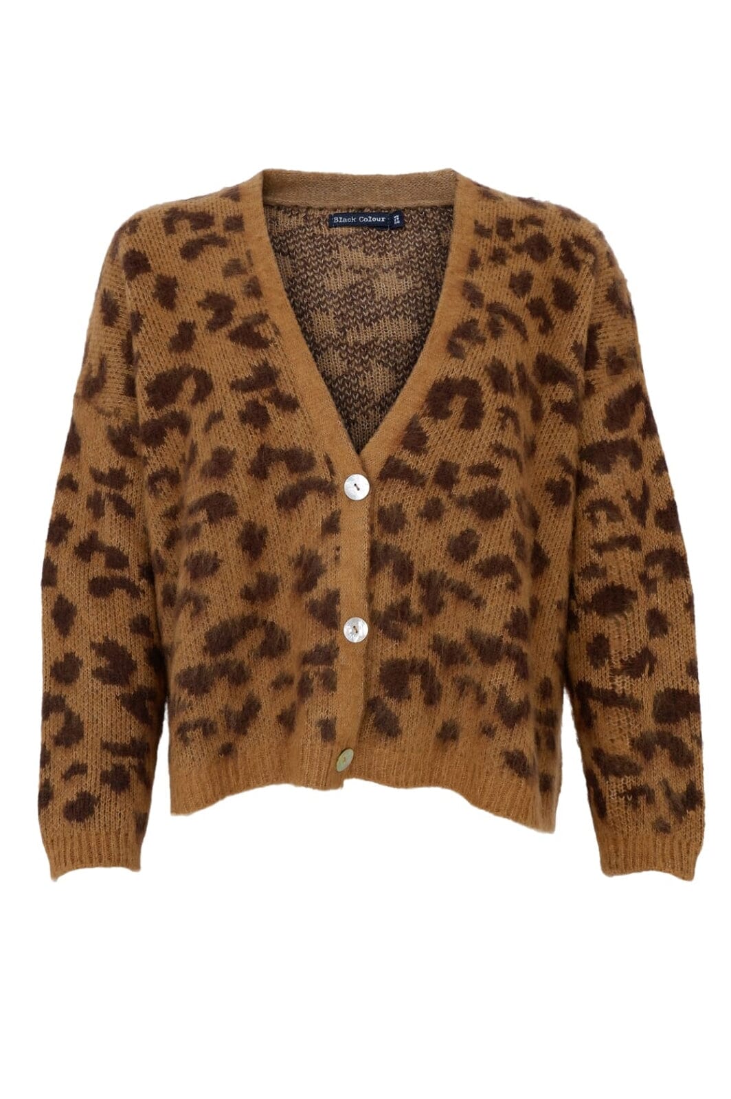 Black Colour - Bcminnie Leo Cardigan 1190 - Camel