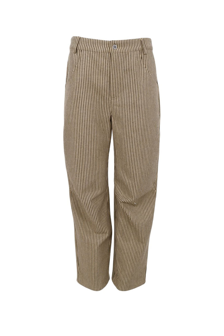 Forudbestilling - Black Colour - Bcross Striped Jeans 40830 - Olive Stripe