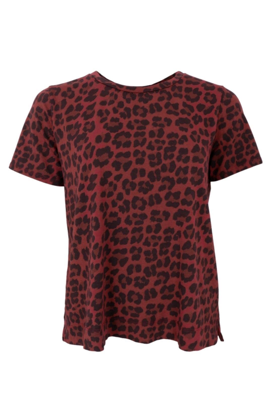 Forudbestilling - Black Colour - Bczelda S/S Leo T-Shirt - SHIRTS Wine Leopard T-shirts 