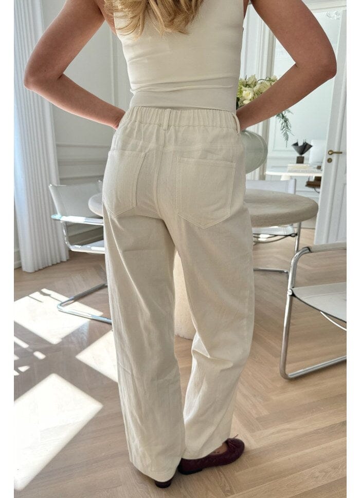 Forudbestilling - BYIC - Karlaic Pants - of Off White Bukser 